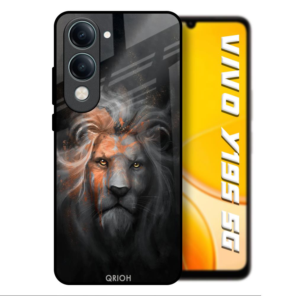 Devil Lion Vivo Y19s 5G Glass Back Cover Online