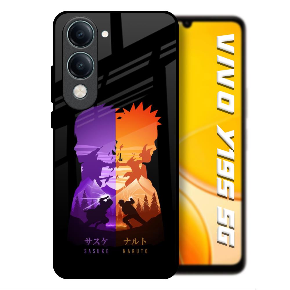 Minimalist Anime Vivo Y19s 5G Glass Back Cover Online