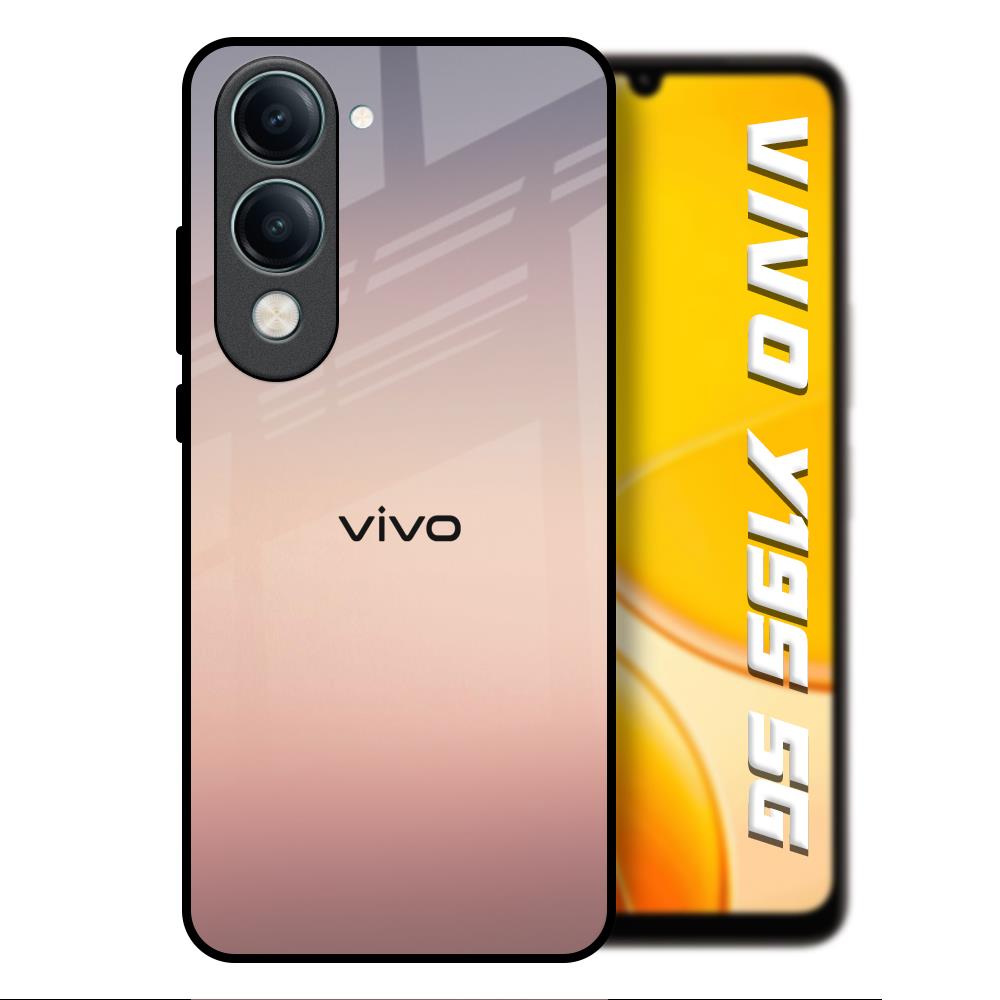 Golden Mauve Vivo Y19s 5G Glass Back Cover Online