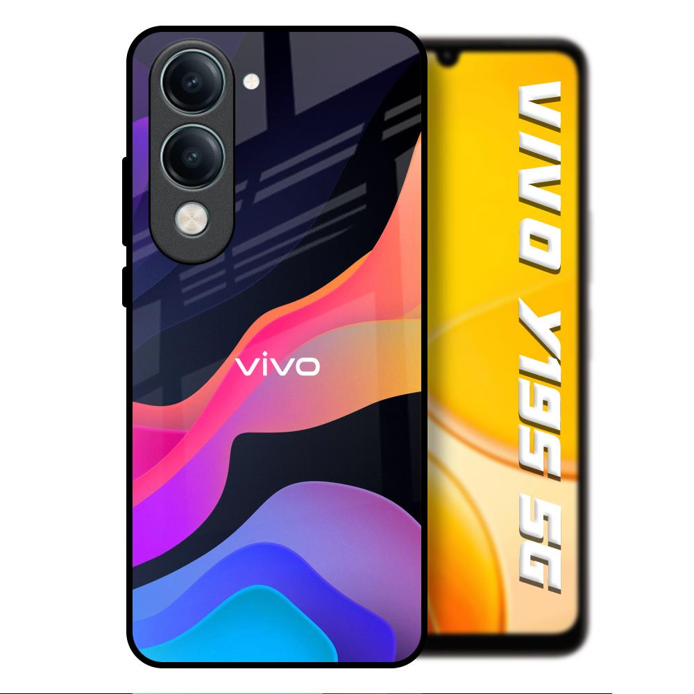 Colorful Fluid Vivo Y19s 5G Glass Back Cover Online