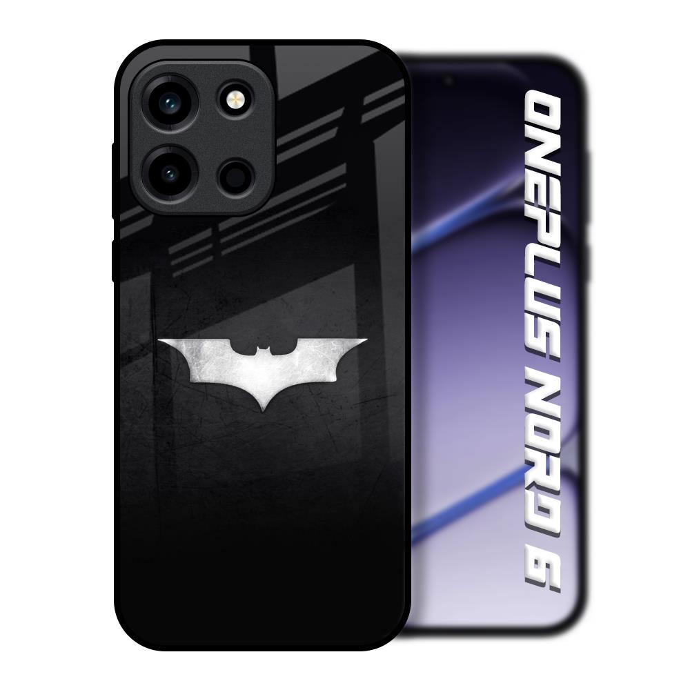 Super Hero Logo OnePlus Nord 6 Glass Back Cover Online