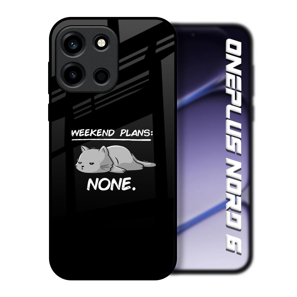 Weekend Plans OnePlus Nord 6 Glass Back Cover Online