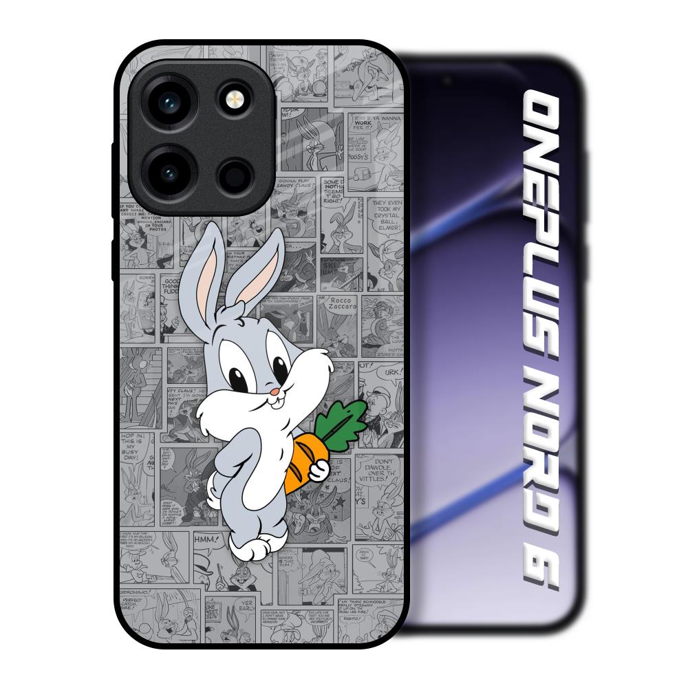 Cute Baby Bunny OnePlus Nord 6 Glass Back Cover Online