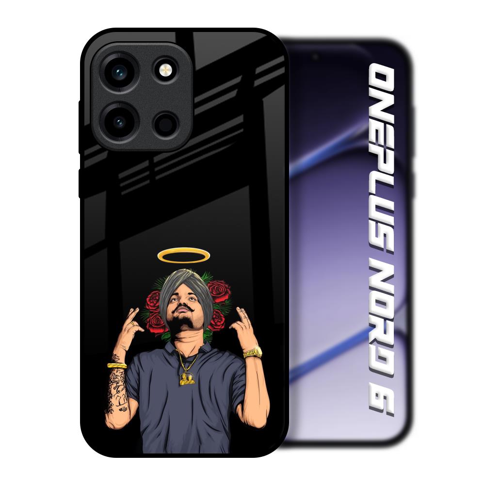 Punjabi Singer Poster OnePlus Nord 6 Glass Back Cover Online