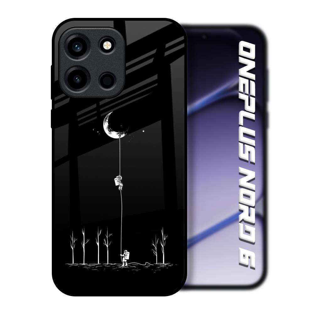 Catch the Moon OnePlus Nord 6 Glass Back Cover Online
