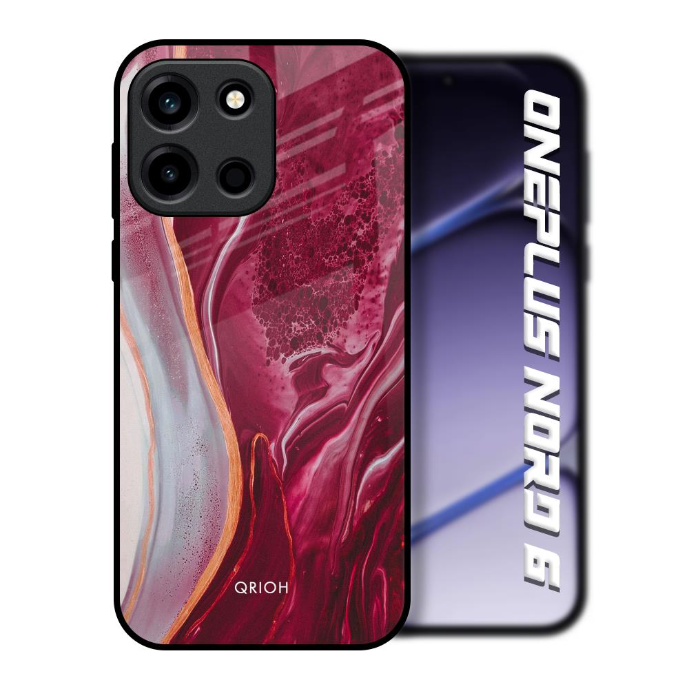 Crimson Ruby OnePlus Nord 6 Glass Back Cover Online