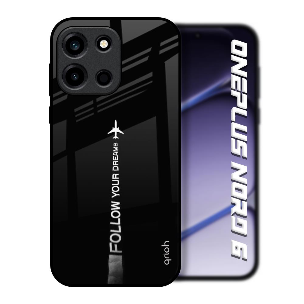 Follow Your Dreams OnePlus Nord 6 Glass Back Cover Online