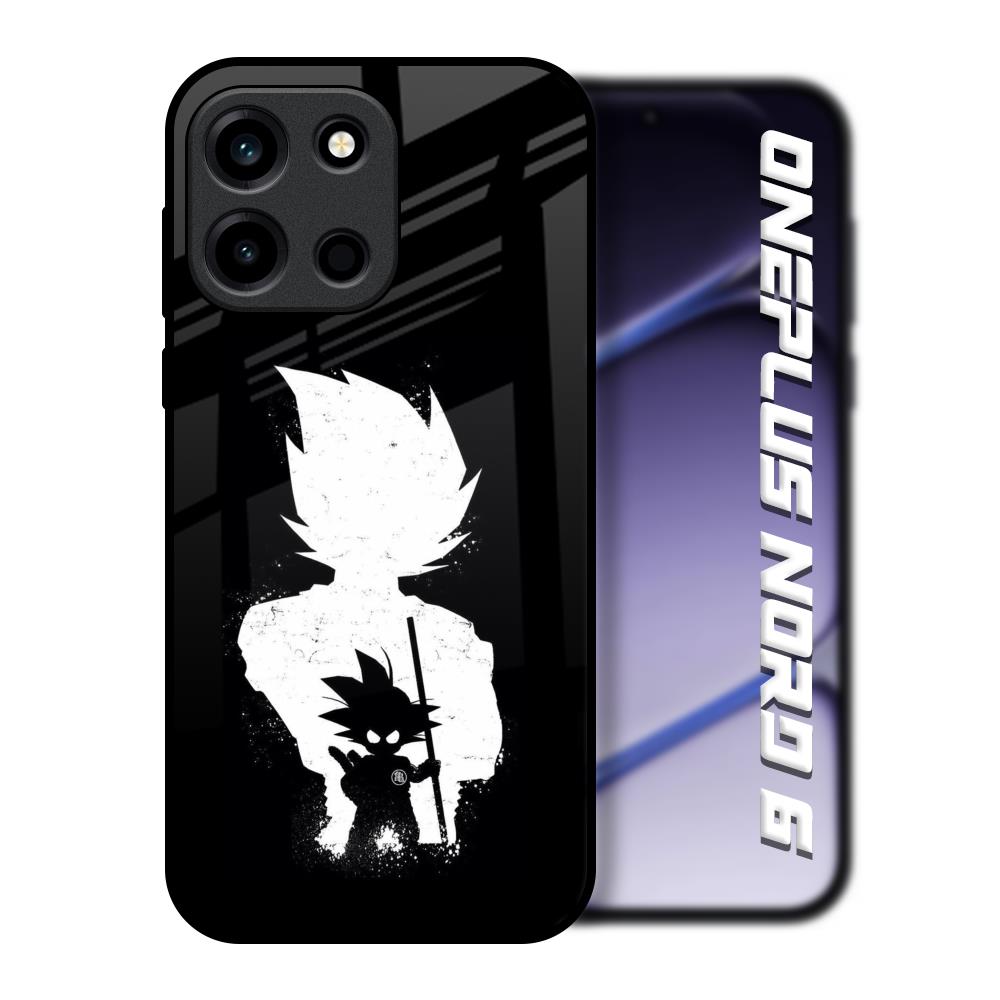 Monochrome Goku OnePlus Nord 6 Glass Back Cover Online