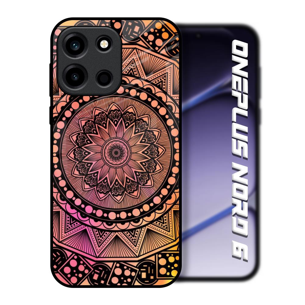 Floral Mandala OnePlus Nord 6 Glass Back Cover Online