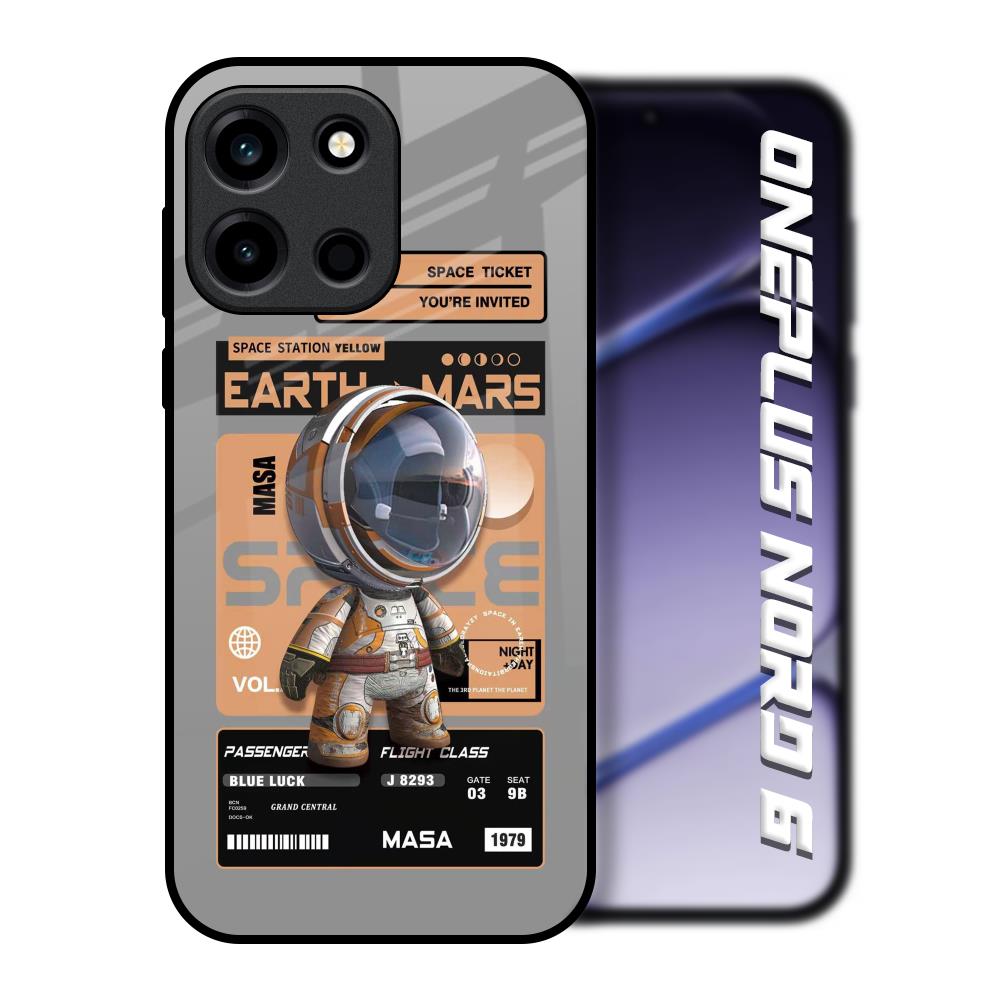 Space Ticket OnePlus Nord 6 Glass Back Cover Online