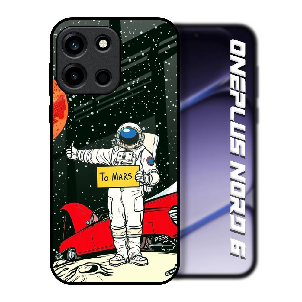 Astronaut on Mars OnePlus Nord 6 Glass Back Cover Online