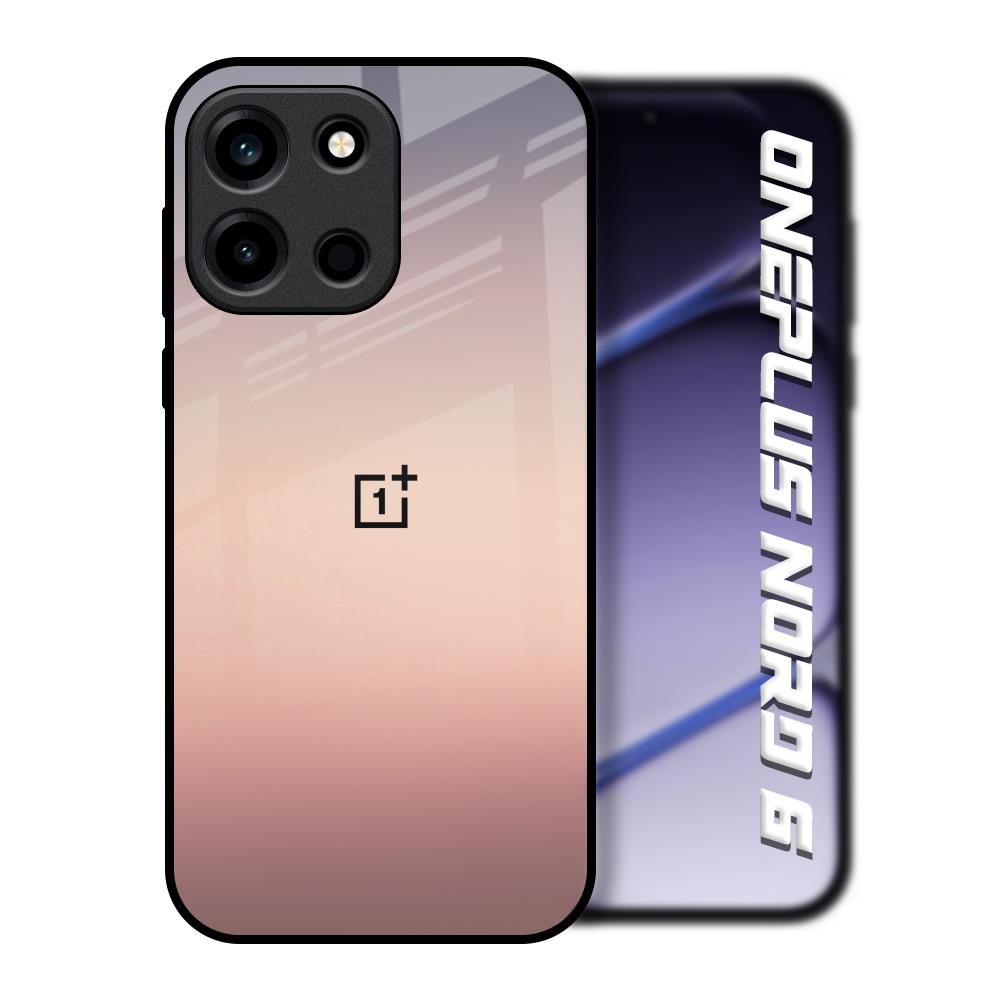 Golden Mauve OnePlus Nord 6 Glass Back Cover Online