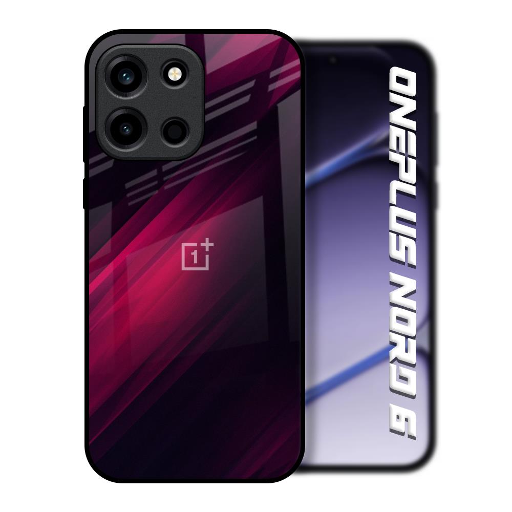 Razor Black OnePlus Nord 6 Glass Back Cover Online