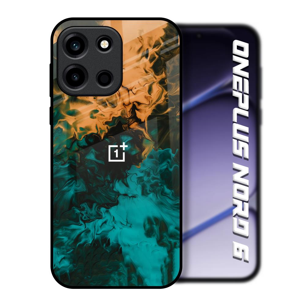 Watercolor Wave OnePlus Nord 6 Glass Back Cover Online