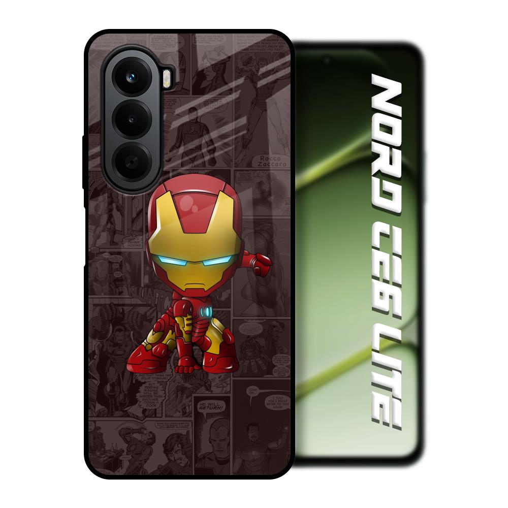 Angry Baby Super Hero OnePlus Nord CE6 lite Glass Back Cover Online
