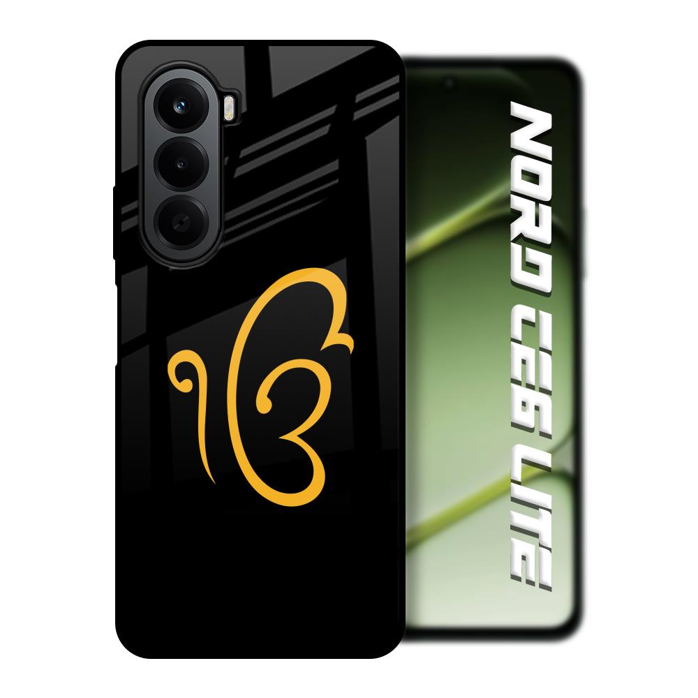 Luxury Fashion Initial OnePlus Nord CE6 lite Glass Back Cover Online
