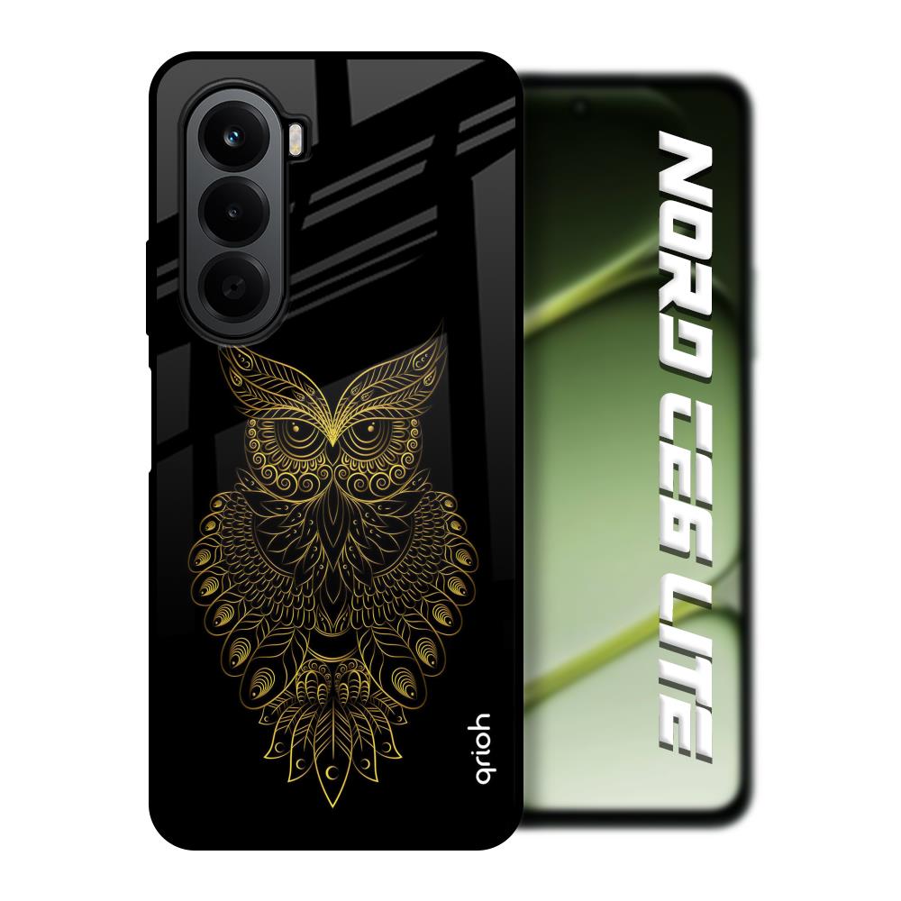 Golden Owl OnePlus Nord CE6 lite Glass Back Cover Online