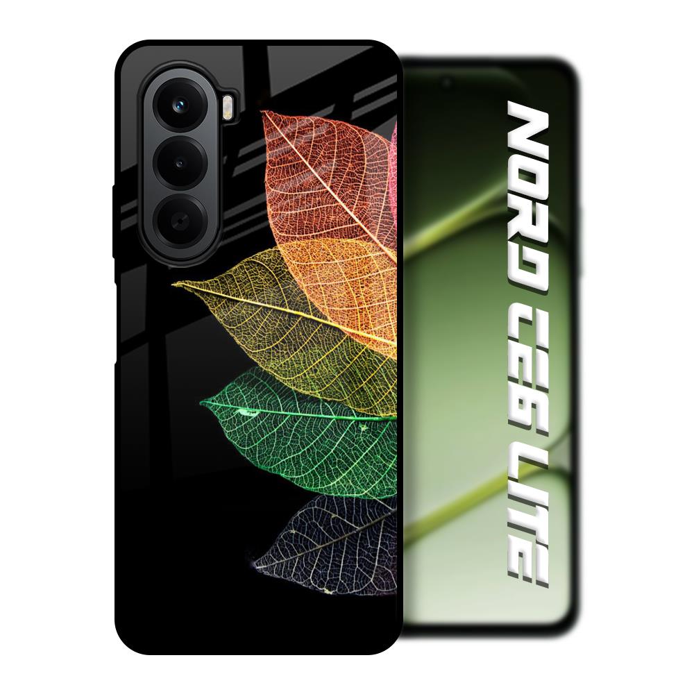 Colorful Leaves OnePlus Nord CE6 lite Glass Back Cover Online