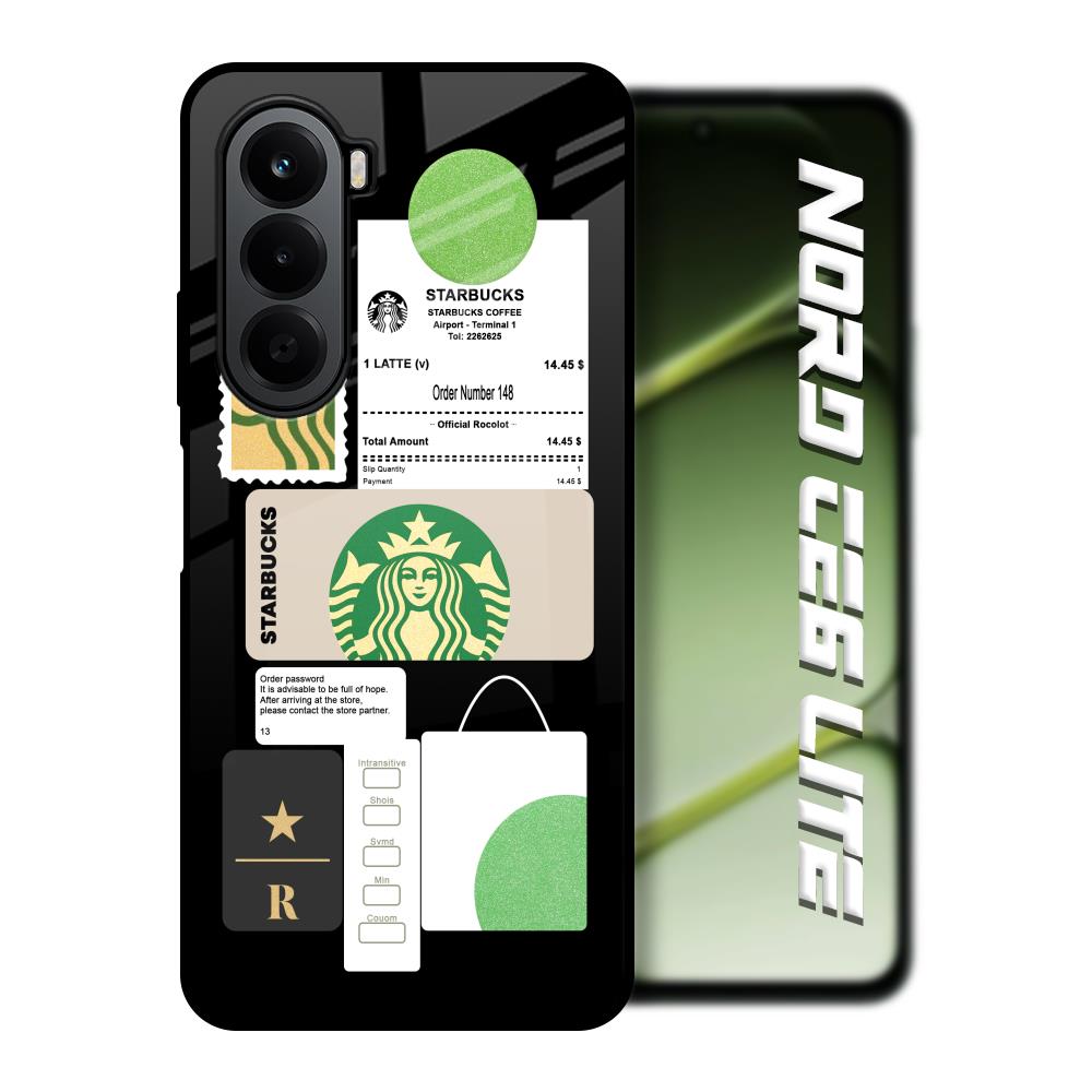 Coffee Latte OnePlus Nord CE6 lite Glass Back Cover Online