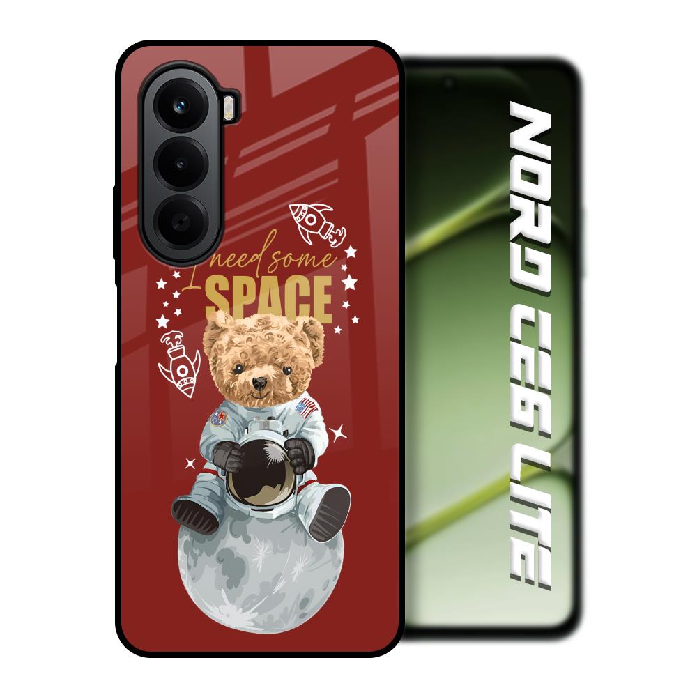 Astronaut Bear OnePlus Nord CE6 lite Glass Back Cover Online