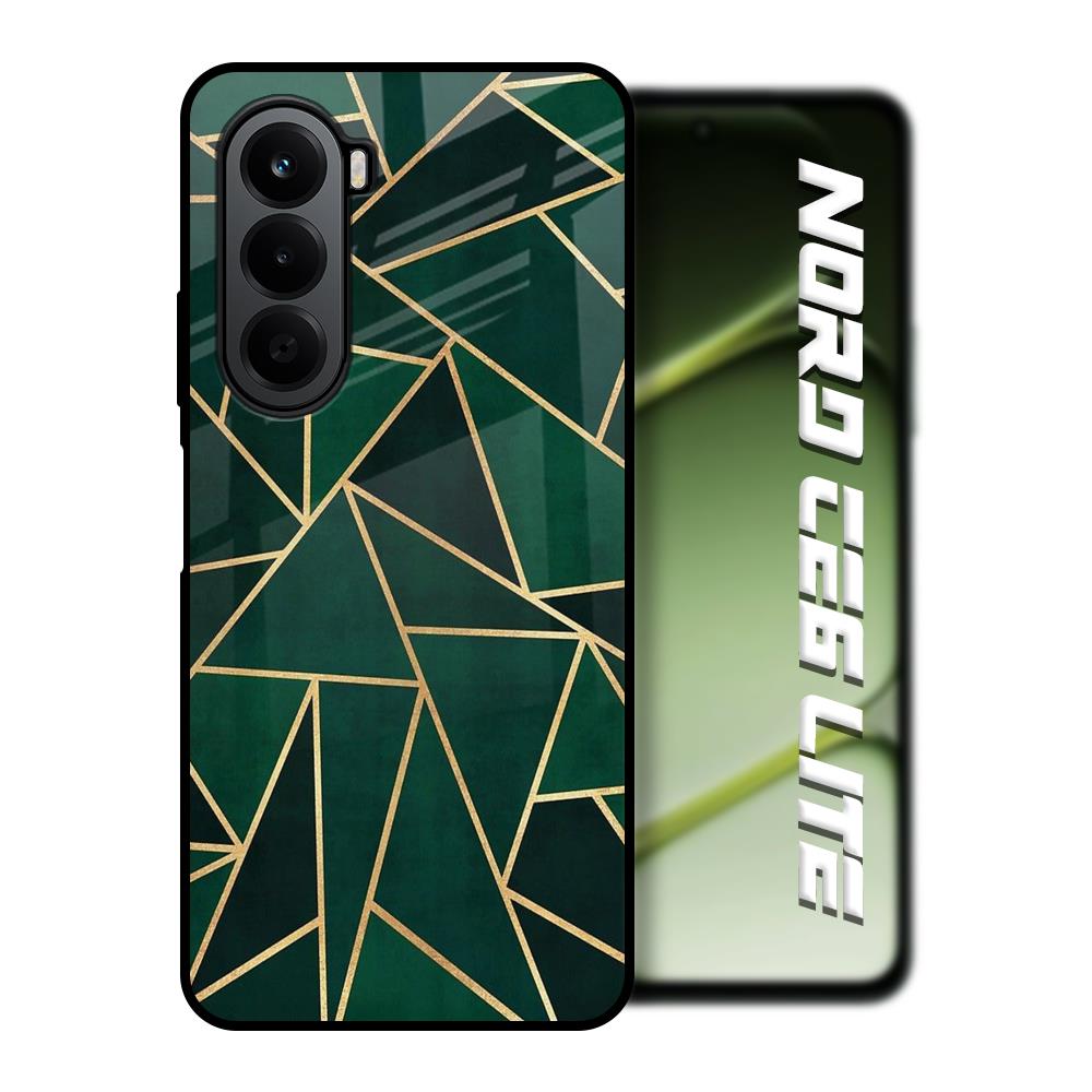 Abstract Green OnePlus Nord CE6 lite Glass Back Cover Online