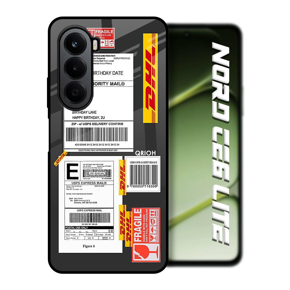 Cool Barcode Label OnePlus Nord CE6 lite Glass Back Cover Online