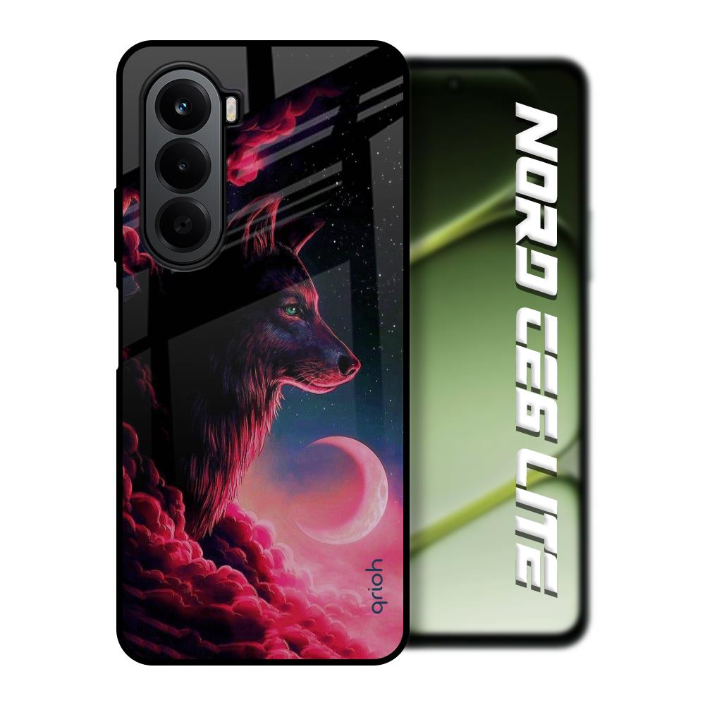 Moon Wolf OnePlus Nord CE6 lite Glass Back Cover Online