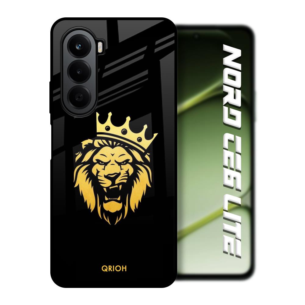 Lion The King OnePlus Nord CE6 lite Glass Back Cover Online