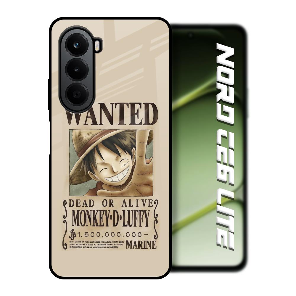 Luffy Wanted OnePlus Nord CE6 lite Glass Back Cover Online