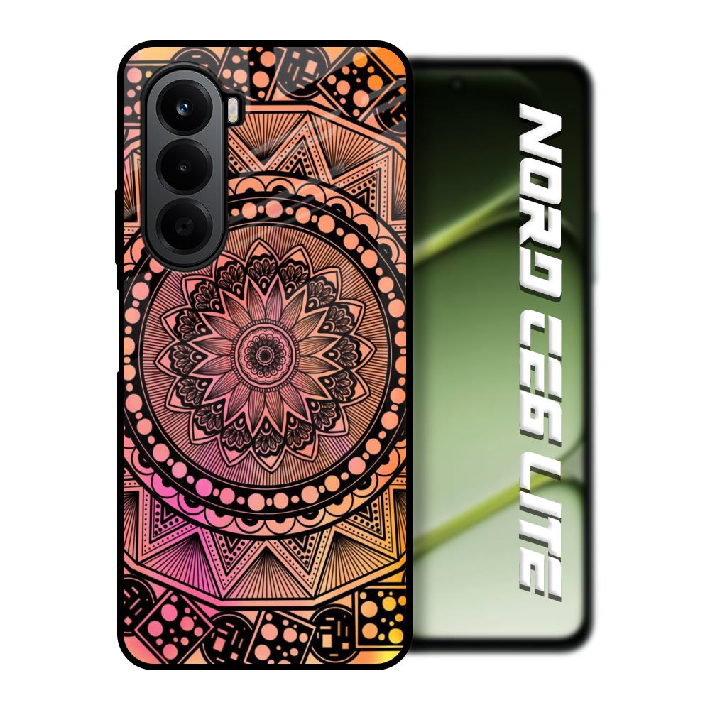 Floral Mandala OnePlus Nord CE6 lite Glass Back Cover Online