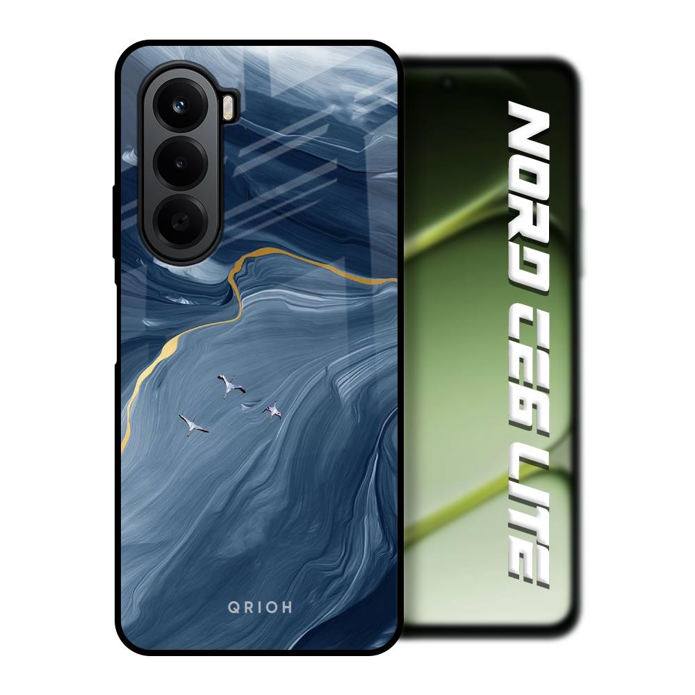 Deep Ocean Marble OnePlus Nord CE6 lite Glass Back Cover Online