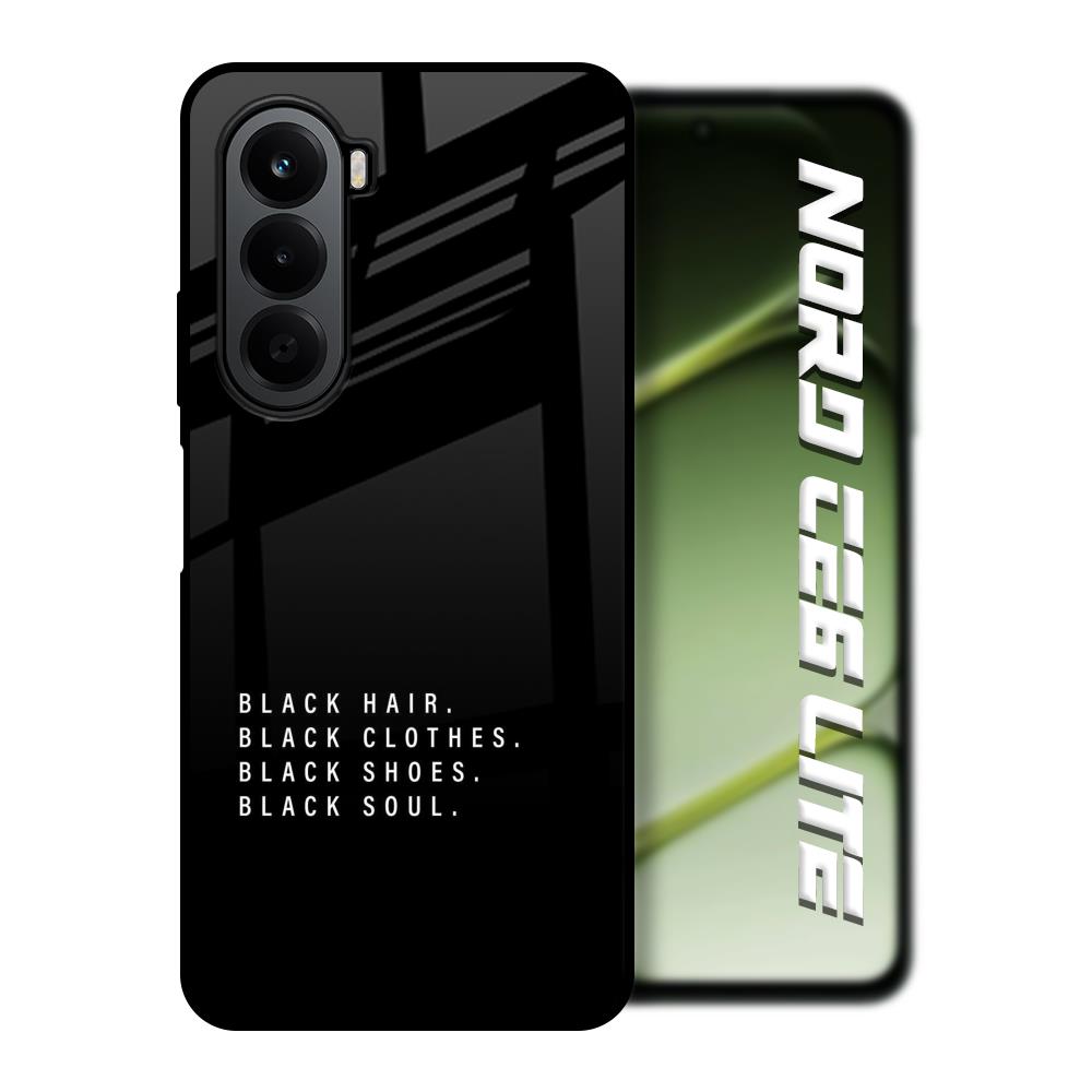 Black Soul OnePlus Nord CE6 lite Glass Back Cover Online
