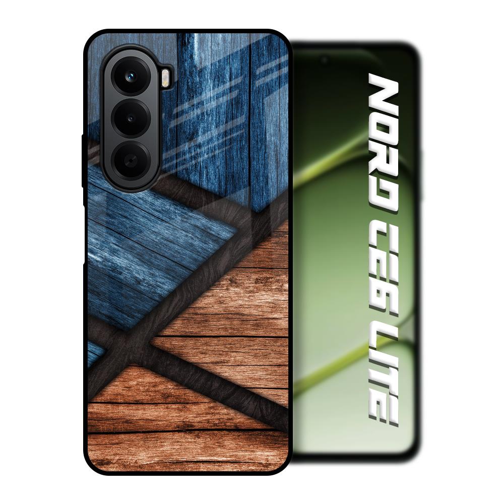 Wooden Tiles OnePlus Nord CE6 lite Glass Back Cover Online