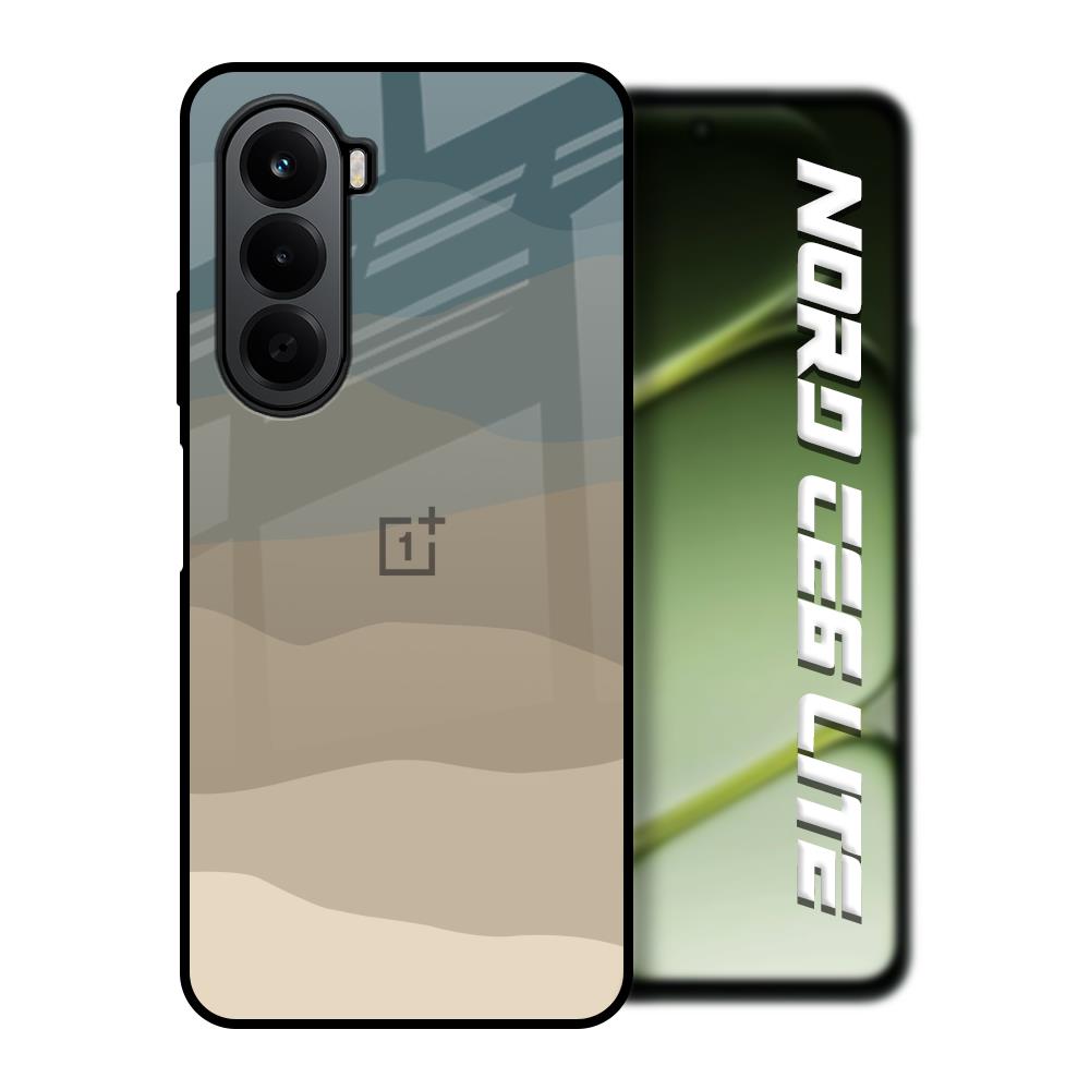 Abstract Mountain Pattern OnePlus Nord CE6 lite Glass Back Cover Online