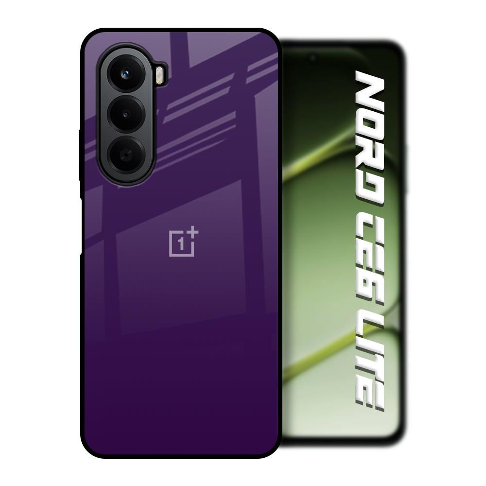 Dark Purple OnePlus Nord CE6 lite Glass Back Cover Online