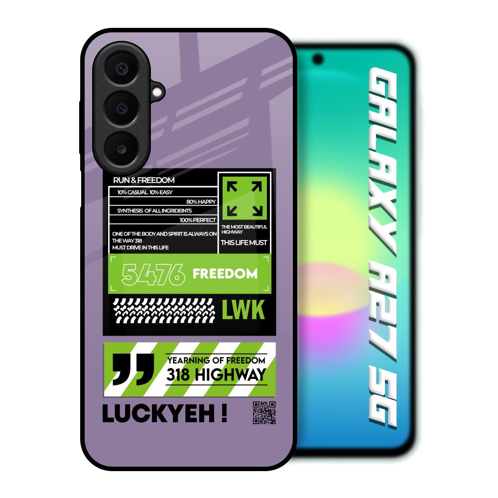 Run & Freedom Samsung Galaxy A27 5G Glass Back Cover Online