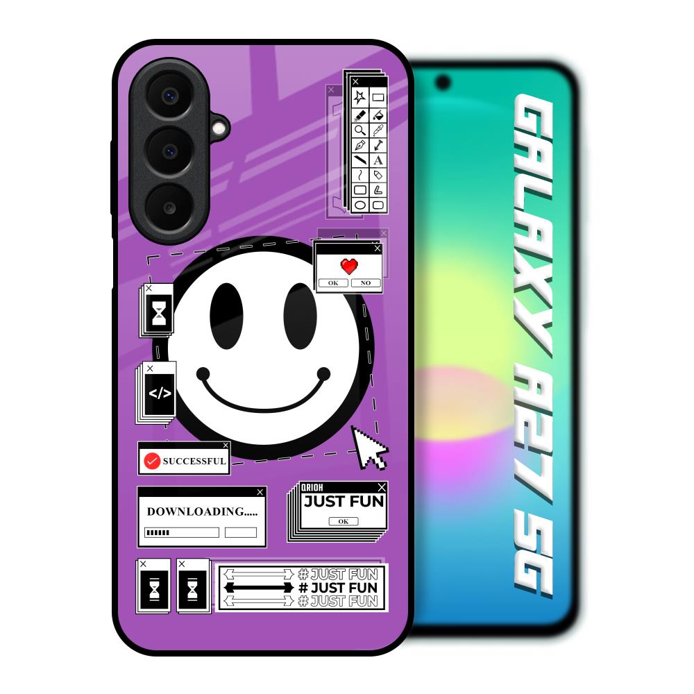 Code with Smile Samsung Galaxy A27 5G Glass Back Cover Online