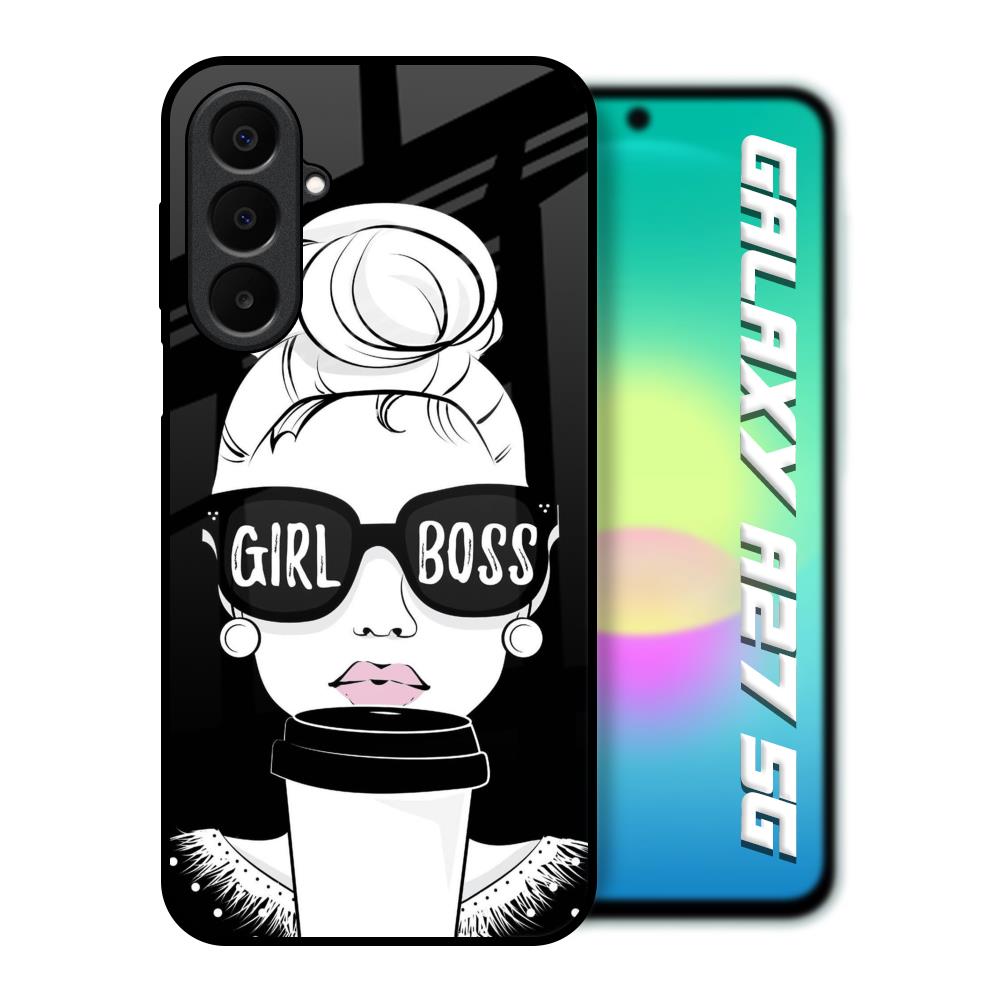 Girl Boss Samsung Galaxy A27 5G Glass Back Cover Online