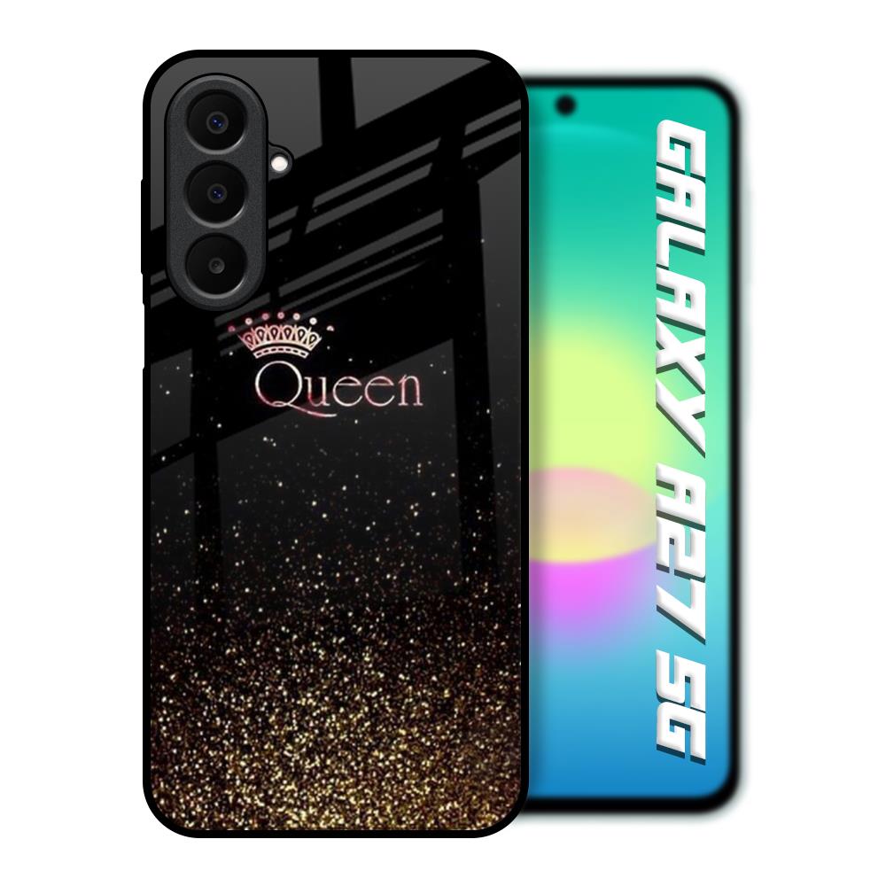 I Am The Queen Samsung Galaxy A27 5G Glass Back Cover Online