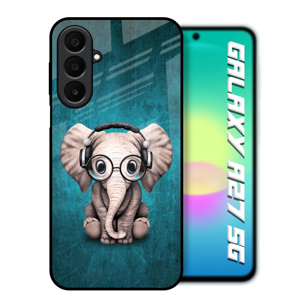 Adorable Baby Elephant Samsung Galaxy A27 5G Glass Back Cover Online