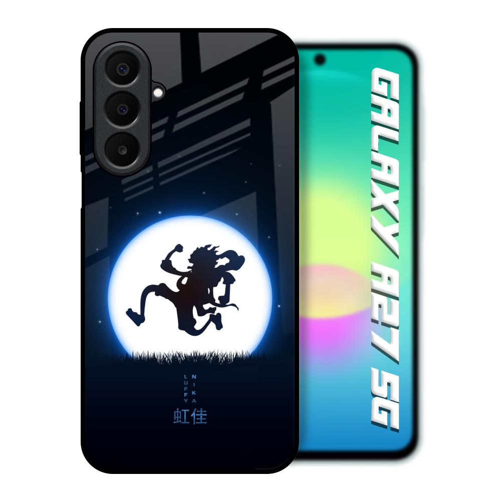 Luffy Nika Samsung Galaxy A27 5G Glass Back Cover Online