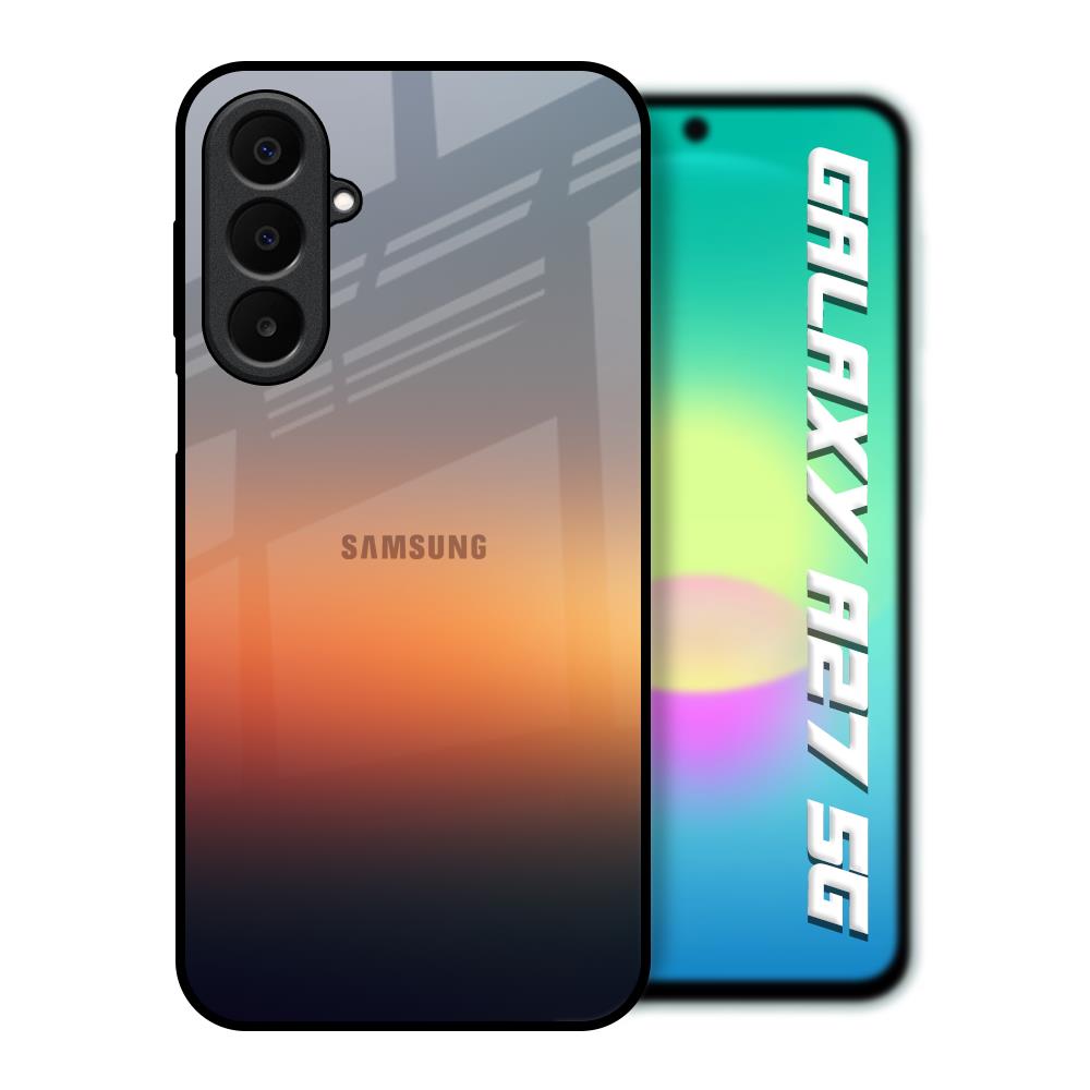 Aesthetic Orange Samsung Galaxy A27 5G Glass Back Cover Online
