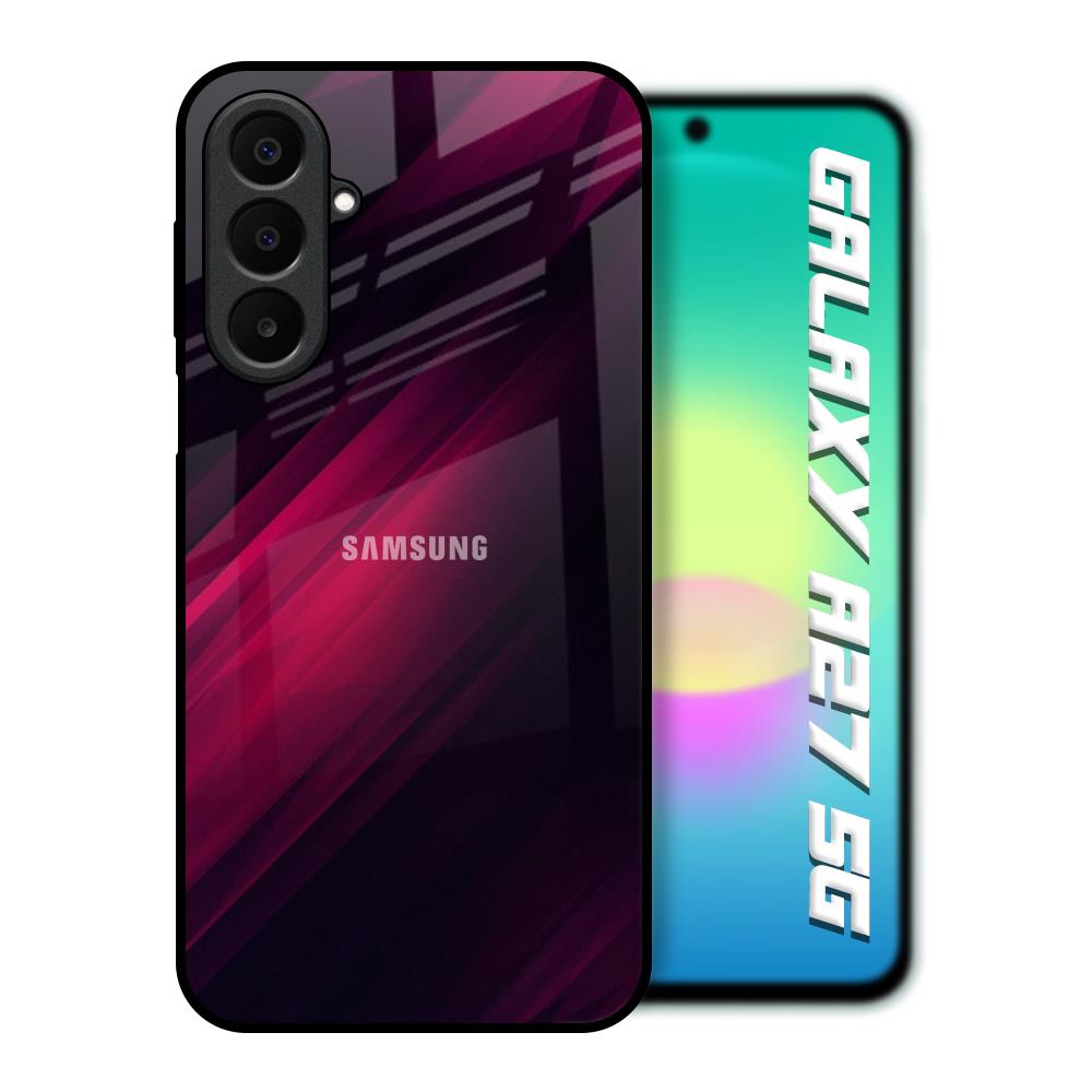 Razor Black Samsung Galaxy A27 5G Glass Back Cover Online