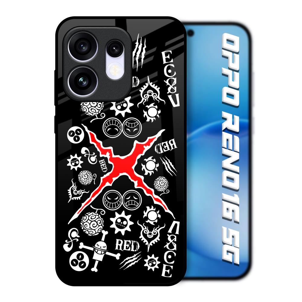 Red Zone Oppo Reno16 5G Glass Back Cover Online