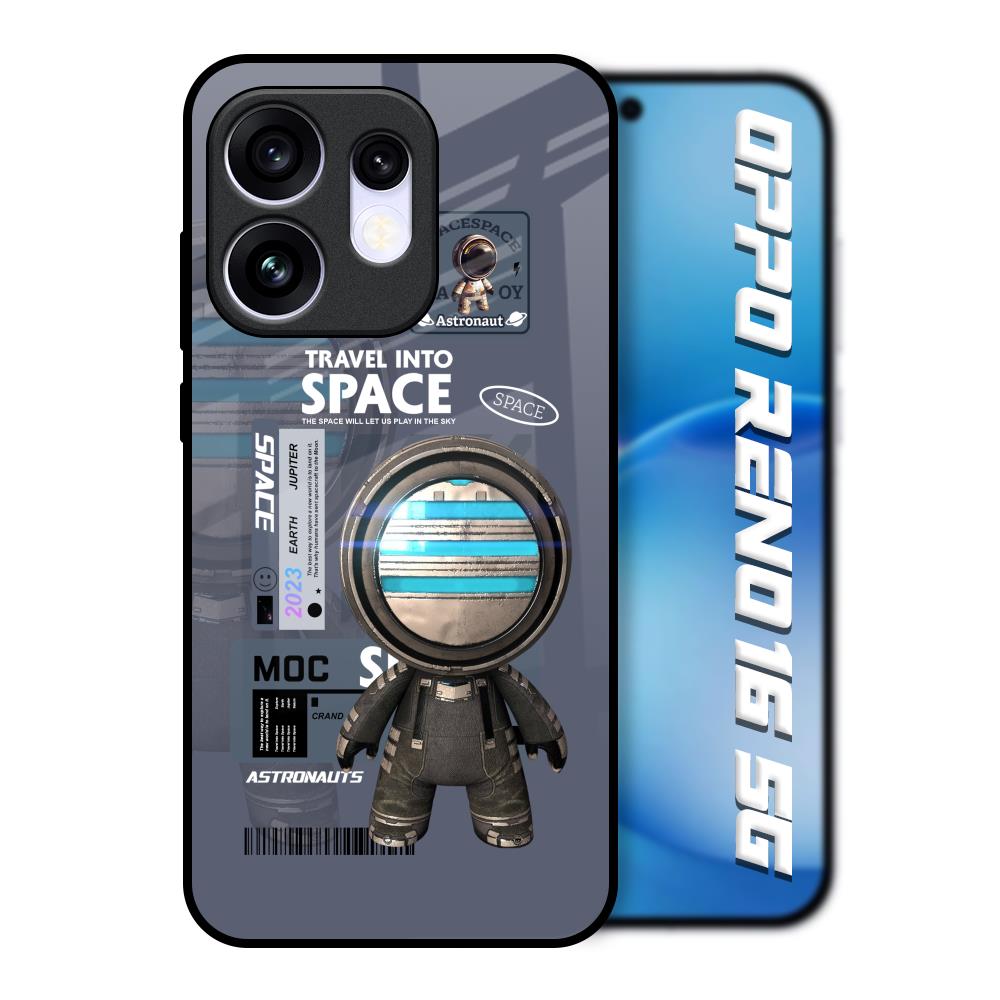 Space Travel Oppo Reno16 5G Glass Back Cover Online
