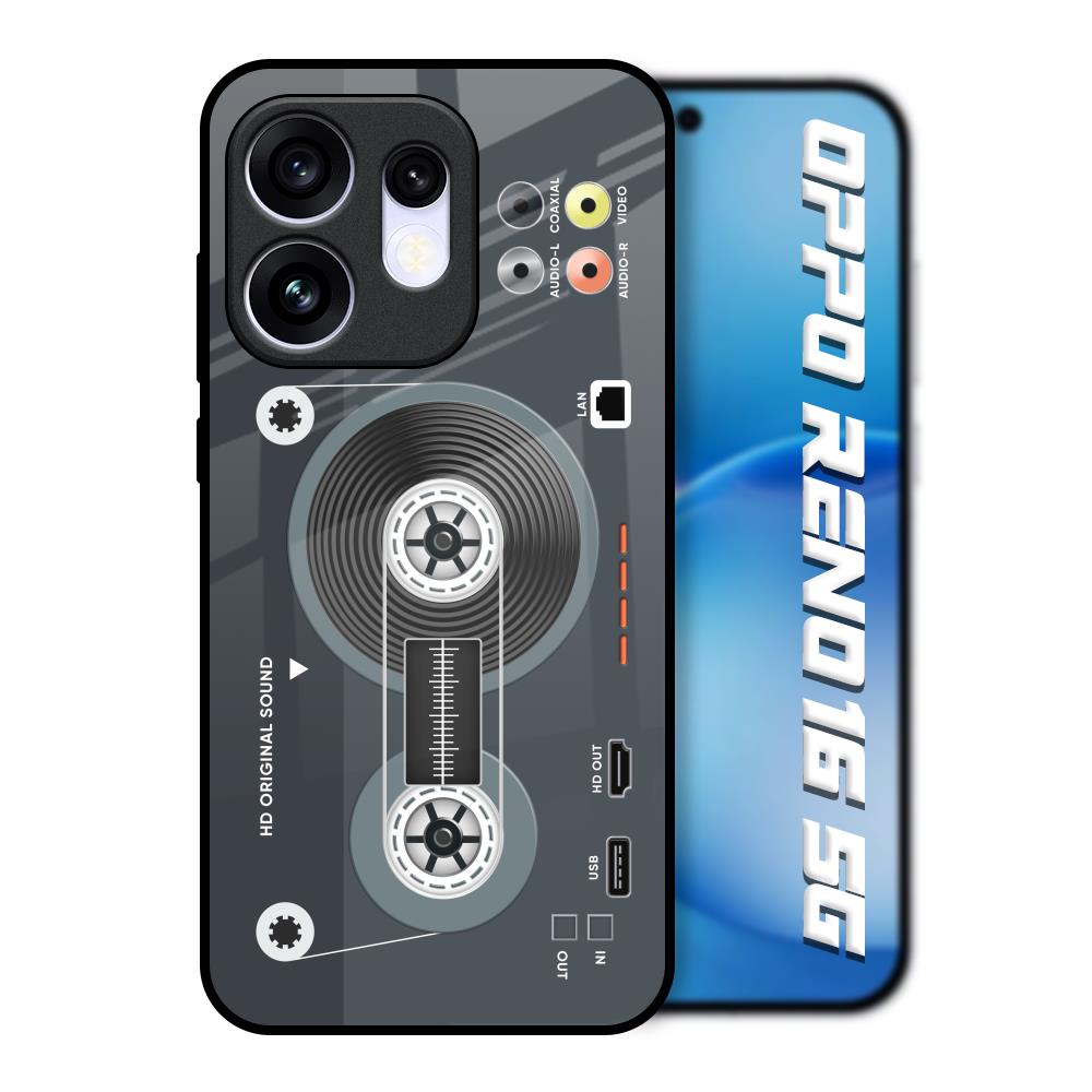 Retro Recorder Oppo Reno16 5G Glass Back Cover Online