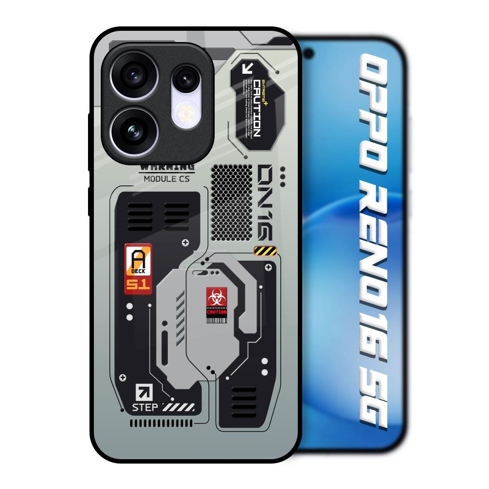 Techno Vibes Oppo Reno16 5G Glass Back Cover Online