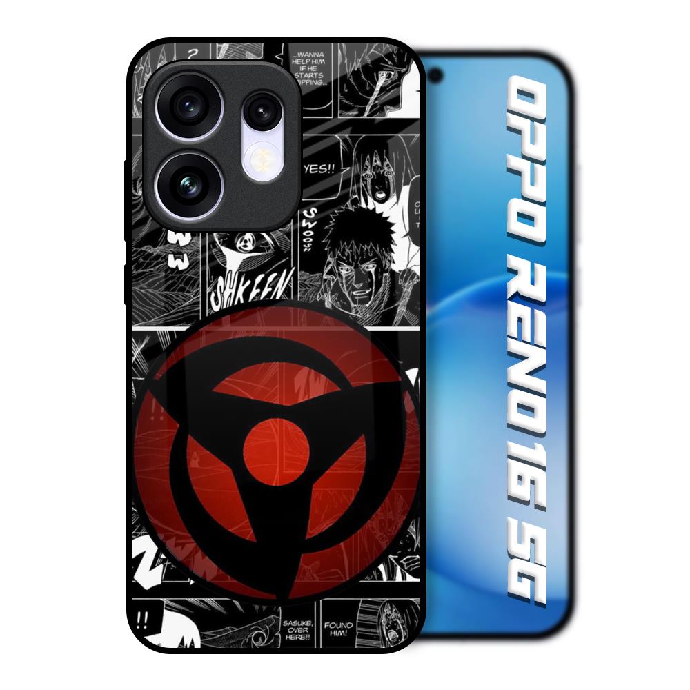 Sharingan Oppo Reno16 5G Glass Back Cover Online
