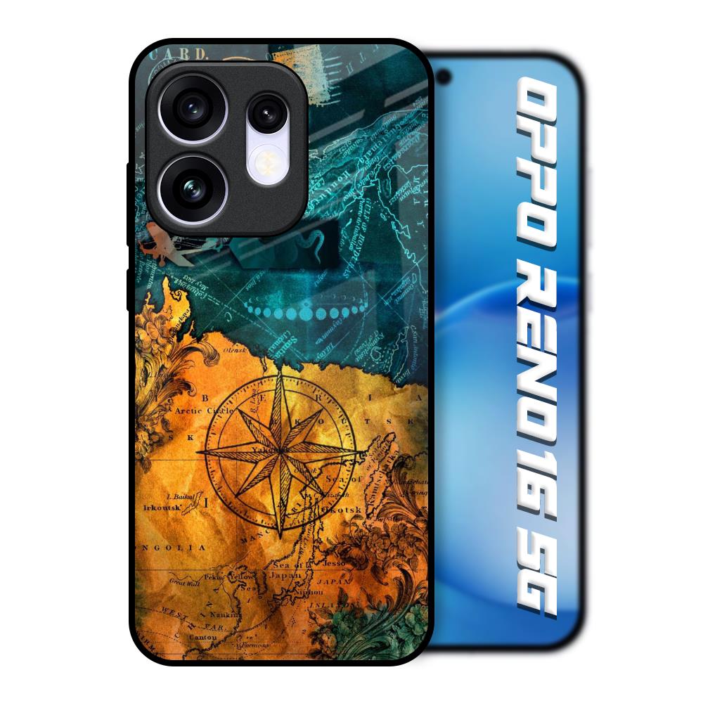 Architecture Map Oppo Reno16 5G Glass Back Cover Online