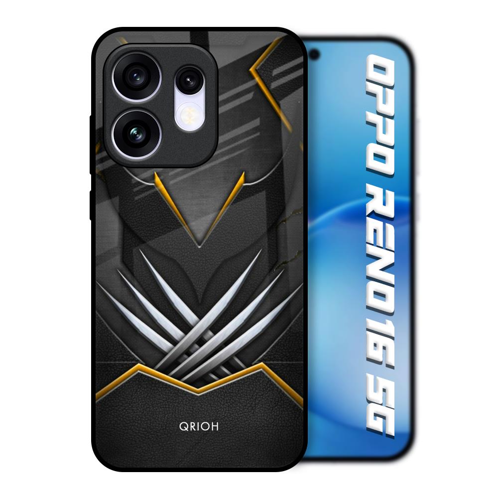 Black Warrior Oppo Reno16 5G Glass Back Cover Online